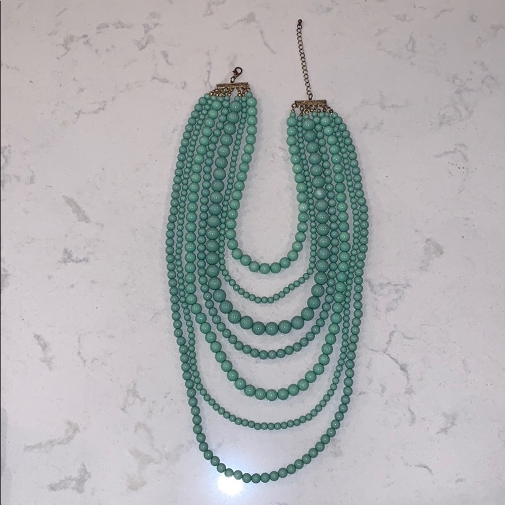 Layered bead necklace